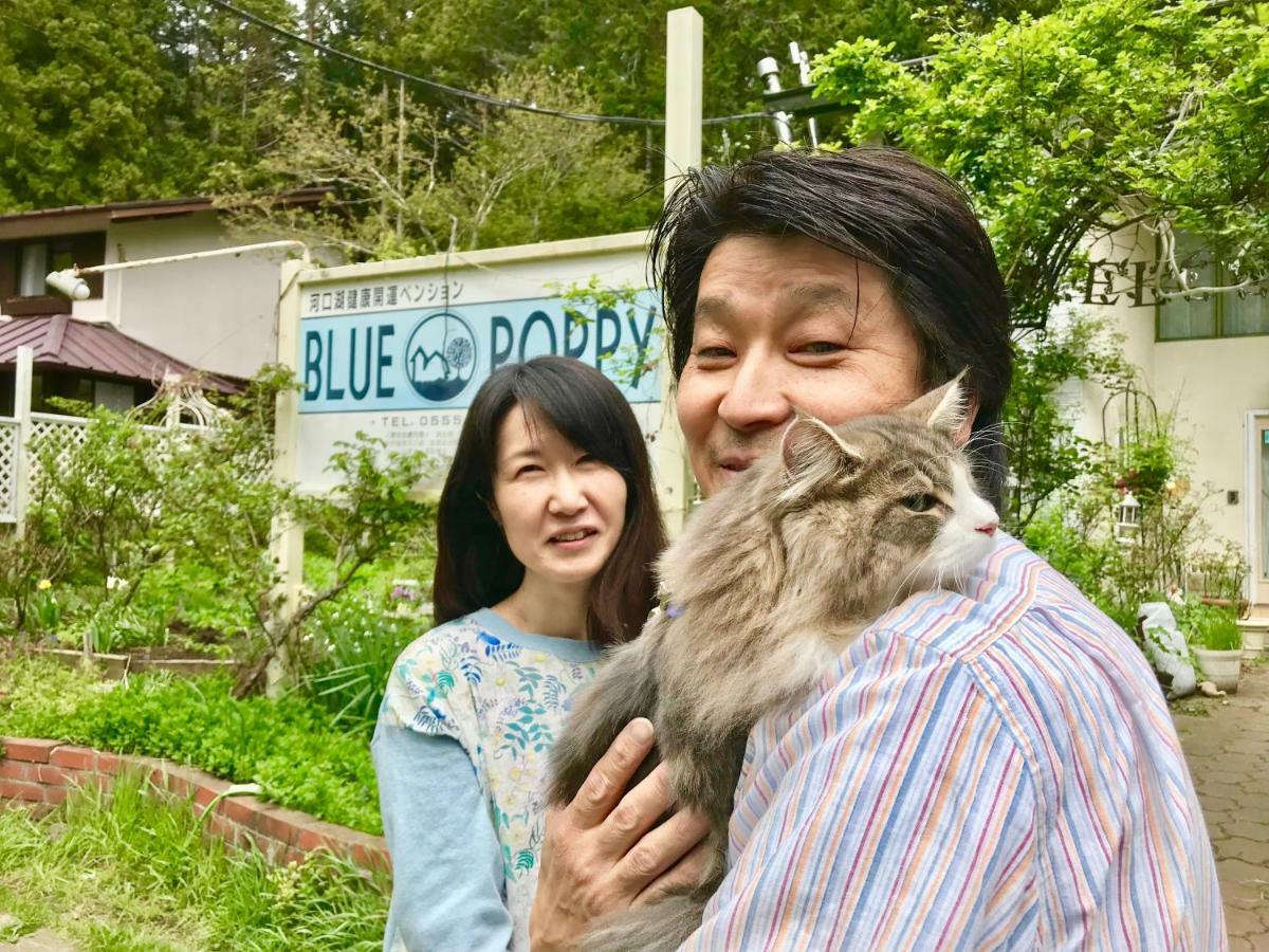 Mt Fuji Cat&Dog&Spa Pension Blue Poppy Fujikawaguchiko Zewnętrze zdjęcie